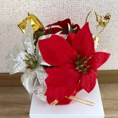 【お取引者様決まりました】ポインセチア　クリスマス飾り