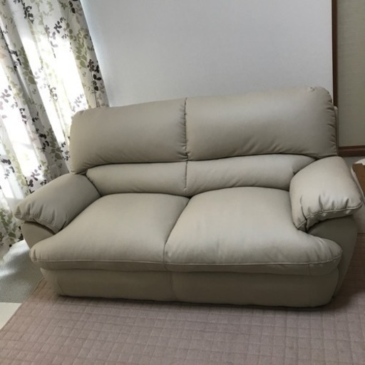 ニトリNシールド2Pソファ