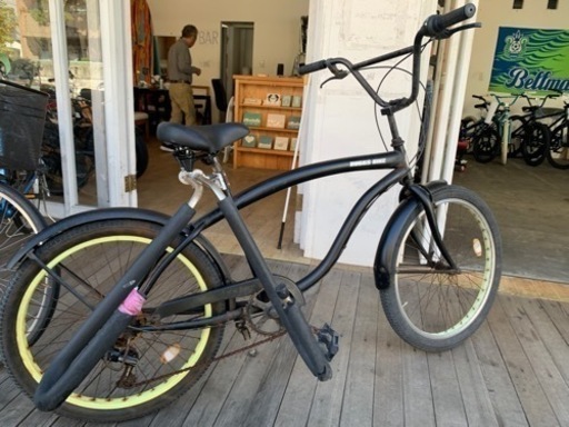 サーフラック付き　ビーチクルーザー24インチ