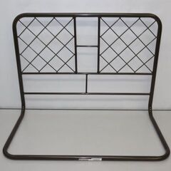 stp-1641　ベッドガード　ハイタイプ　ブラウン　手すり　手摺り　サイドガード　ベッドフェンス　転落防止　布団のずれ防止　ベビー　キッズ　子供　介護　寝具　寝室　ベッドの画像