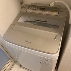 受付終了】洗濯機 8kg Panasonic 2018年製 【12/20希望】