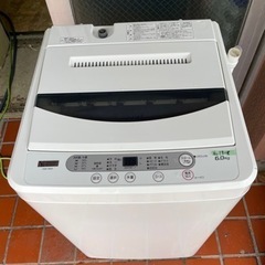 【値下げしました】2019年製 YAMADASELECT(ヤマダセレクト) YWMT60G1 ヤマダ電機オリジナル 全自動電気洗濯機 (6kg)　1708の画像