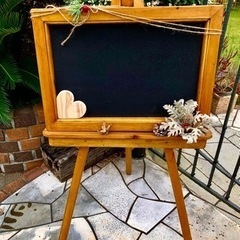 ハンドメイド🪴DIY ガーデニング　ウェルカムボード