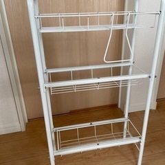ランドリーサイドラック　隙間収納　もらって下さい