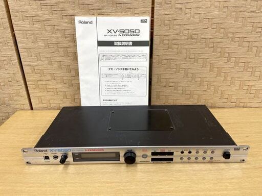 Roland 音源モジュール XV-5050 取り扱い説明書付き シンセサイザー ローランド 通電OK ジャンク扱い 札幌市手稲区