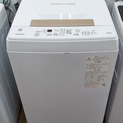 TOSHIBA 4.5㎏洗濯機 AW-45ME8 2021年　ag-ad021