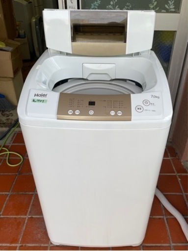 Haier製　2017年式　7kg 中古全自動洗濯機　JW-K70M 1707