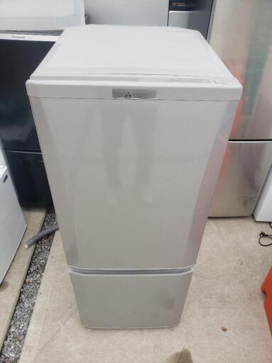 三菱 2ドア ノンフロン冷凍冷蔵庫 MR-P15Z-S シルバー 2015年製 146L