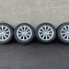 タイヤ&アルミセット 215/55-17 17×7J +48 スタッドレスタイヤ ヨコハマ IG50PLUS ４本セット