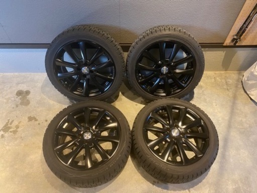 スタッドレスタイヤ 215/45R17 87Q DUNLOP ダンロップ WinterMaxx WM02 2019-2021年使用 TeamSparco