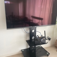 SHARP 52インチテレビ 台付