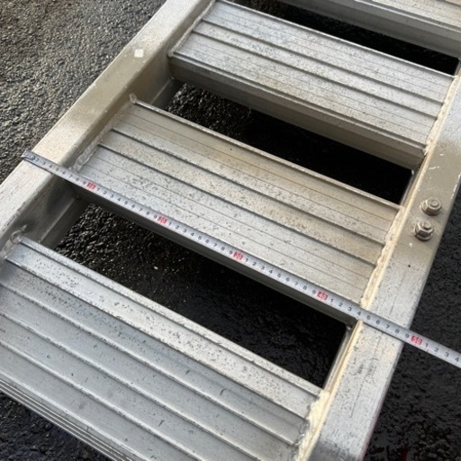 日軽アルミブリッジ　3.0t 型式30-C12-40W 2本1組セット