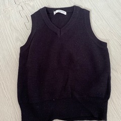 スクール　100cm 幼稚園 紺 ベストの画像