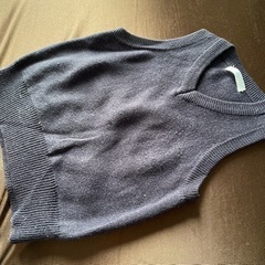 スクール　100cm 幼稚園 紺 ベストの画像