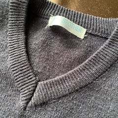 スクール　100cm 幼稚園 紺 ベストの画像