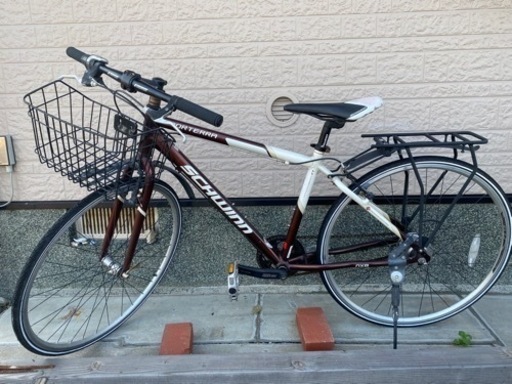 ⚠️最終価格⚠️クロスバイク　おまけ(空気入れ)付き