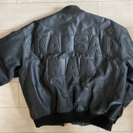 革ジャン　ライダース　MA1 黒　kansaiman 山本寛斎　メンズ　M