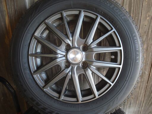 ブリヂストンスタッドレス　165/70R14　アルミセット