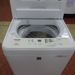 ID 131729　洗濯機パナソニック　5K　２０１９年製　NA-F50BE6 Panasonic 爆買 中古 洗濯機 パナソニック 一人暮らし 5.0kg