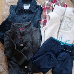 秋冬コート ベスト ズボンの画像