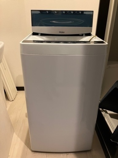 洗濯機5.5Kg ラック付き