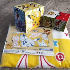非売品　ポケモングッズ　タオル・マグカップ・ティッシュBOX