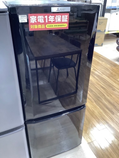 146L/46L 2ドア冷蔵庫 MITSUBISHI MR-P15D-B 2019年製