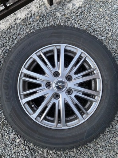 値下げしましたアイスガード15インチ アルミホイール付き！スタッドレス