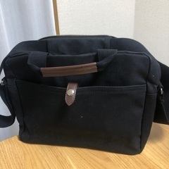 帆布　ショルダーバッグ　手持ち付きの画像