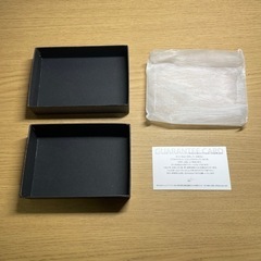 未使用！m+ straccio エムピウ ストラッチョ コンパクト 財布 black ブラック 黒の画像