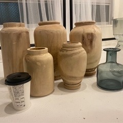 ウッドベース　花瓶　セット　woodbase 一輪挿し　フラワーベース