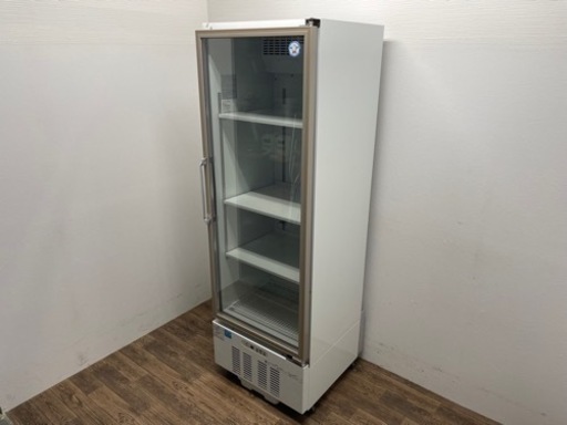 フクシマガリレイ　業務用　冷蔵ショーケース　２７０L　１ドアスイング扉　２０１８年製　キャスター付　MMC-20GWSR2
