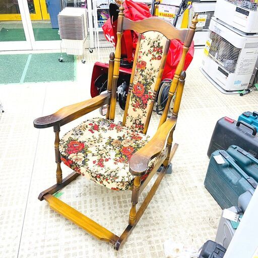 10/14【半額】東洋ファニチャー ロッキングチェア 木製 揺り椅子 家具 昭和レトロ