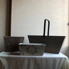 3点まとめてアクタス　小物入れと他シャビーな小箱など