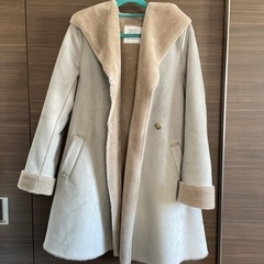 コート　スエード風の画像