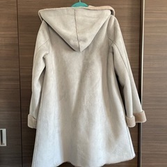 コート　スエード風の画像