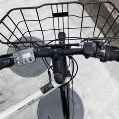 ⭐️値段交渉応じます⭐️電動自転車（パナソニック　ベロスター：白）の画像