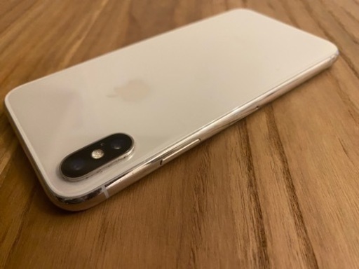 iPhone x 256G シルバー　SIMロック解除済
