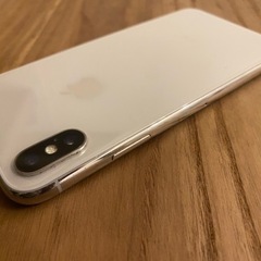 iPhone x 256G シルバー　SIMロック解除済