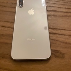 iPhone x 256G シルバー　SIMロック解除済