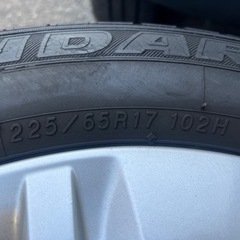 ⭐️17インチ・タイヤホイール４本セット⭐️美品🉐ハリアー外し🉐の画像