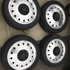 ダイハツ　ネイキッド　純正ホイール　タイヤ付き　中古