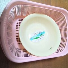 お風呂用　洗面器　脱衣かご