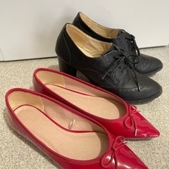 gu パンプス　フラットシューズ　ショートブーツ　美品　セット