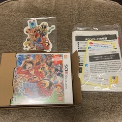 値下げしました！美品)ニンテンドー3DSLL ワンピースアンリミテッドワールドR アドベンチャーパック　ルフィレッドverの画像