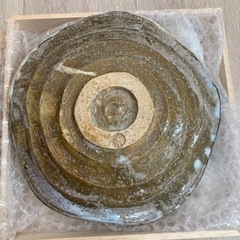 萩焼 大皿 （陶花房 永地博正）の画像