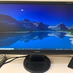 【受付終了】PCモニター 三菱23インチワイド