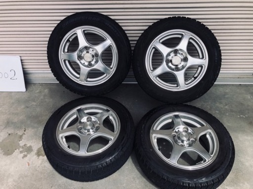 冬タイヤ 155/65R13 軽自動車アルミ付スタッドレス バリ山4本組
