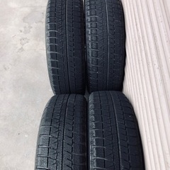 冬タイヤ 155/65R13 軽自動車アルミ付スタッドレス バリ山4本組の画像