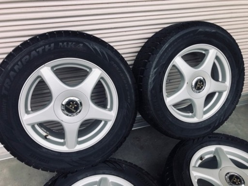 冬タイヤ 205/65R15 プリウスα等用アルミ付スタッドレス 4本組 W001